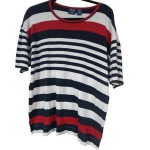 ✨Striped Red and Blue T-Shirt Size XL